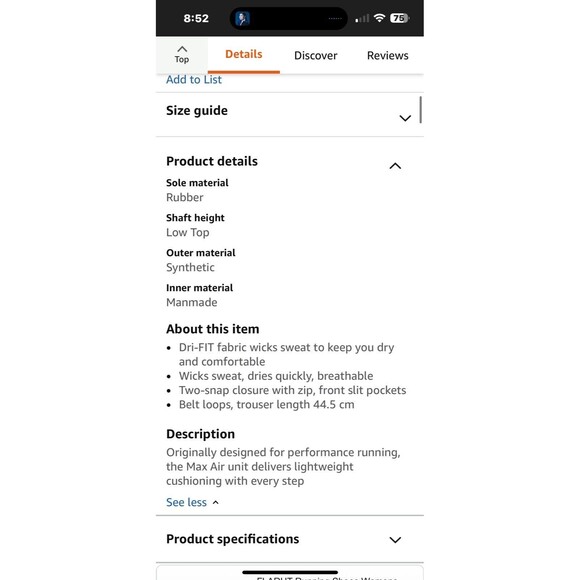 Nike AIR MAX Shoes Women's Sz8.5  Fossil Stone Pink Oxford RoAthletic Brand New - Picture 11 of 12